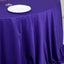 Scuba Round 132" Tablecloth Purple - Wrinkle Free & Stain Resistant Seamless Table Cover