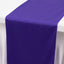 Scuba Polyester 12"x108" Table Runner Purple - Wrinkle-Free Table Linen