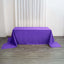 Polyester 90"x156" Rectangle Tablecloth Purple - Seamless Wrinkle-Resistant Table Cover