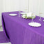 Taffeta 90"x156" Rectangle Tablecloth Purple - Accordion Crinkle Seamless Table Cover