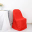 Polyester Slip On Folding Chair Covers Red - Stain-Resistant Reusable Durable Fabric