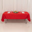 Lamour Satin 60"x102" Rectangle Tablecloth Red - Durable & Silky Soft Feel Table Cover
