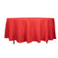 Premium Polyester 108" Round Tablecloth Red - Wrinkle-Resistant 220GSM Table Cover