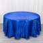 Satin Striped 120" Round Tablecloth Royal Blue - Silky Smooth Seamless Table Cover