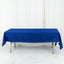 Cotton Blend 60"x102" Rectangle Tablecloth Royal Blue - Wrinkle-Resistant Table Cover