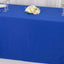 Scuba Rectangular 90"x156" Tablecloth Royal Blue - Wrinkle Free, Stain Resistant & Seamless Table Cover