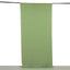 Sage Green 4-Way Stretch Spandex Event Curtain Drapes, Wrinkle Free Backdrop Event Panel with Rod Pockets - 5ftx10ft