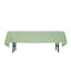 Polyester 60"x102" Rectangle Tablecloth Sage Green - Durable and Stylish Table Cover