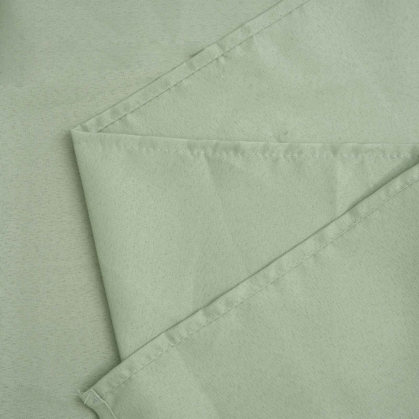 Polyester Square 90"x90" Tablecloth Sage Green - Wrinkle-Resistant & Durable Table Cover