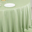 Scuba Round 132" Tablecloth Sage Green - Wrinkle Free & Stain Resistant Seamless Table Cover