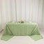 Premium Polyester 90"x156" Rectangle Tablecloth Sage Green - Seamless 220GSM Stain-Resistant Table Cover