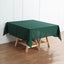 Polyester Square 54"x54" Tablecloth Hunter Emerald Green - Wrinkle-Resistant & Durable Table Cover