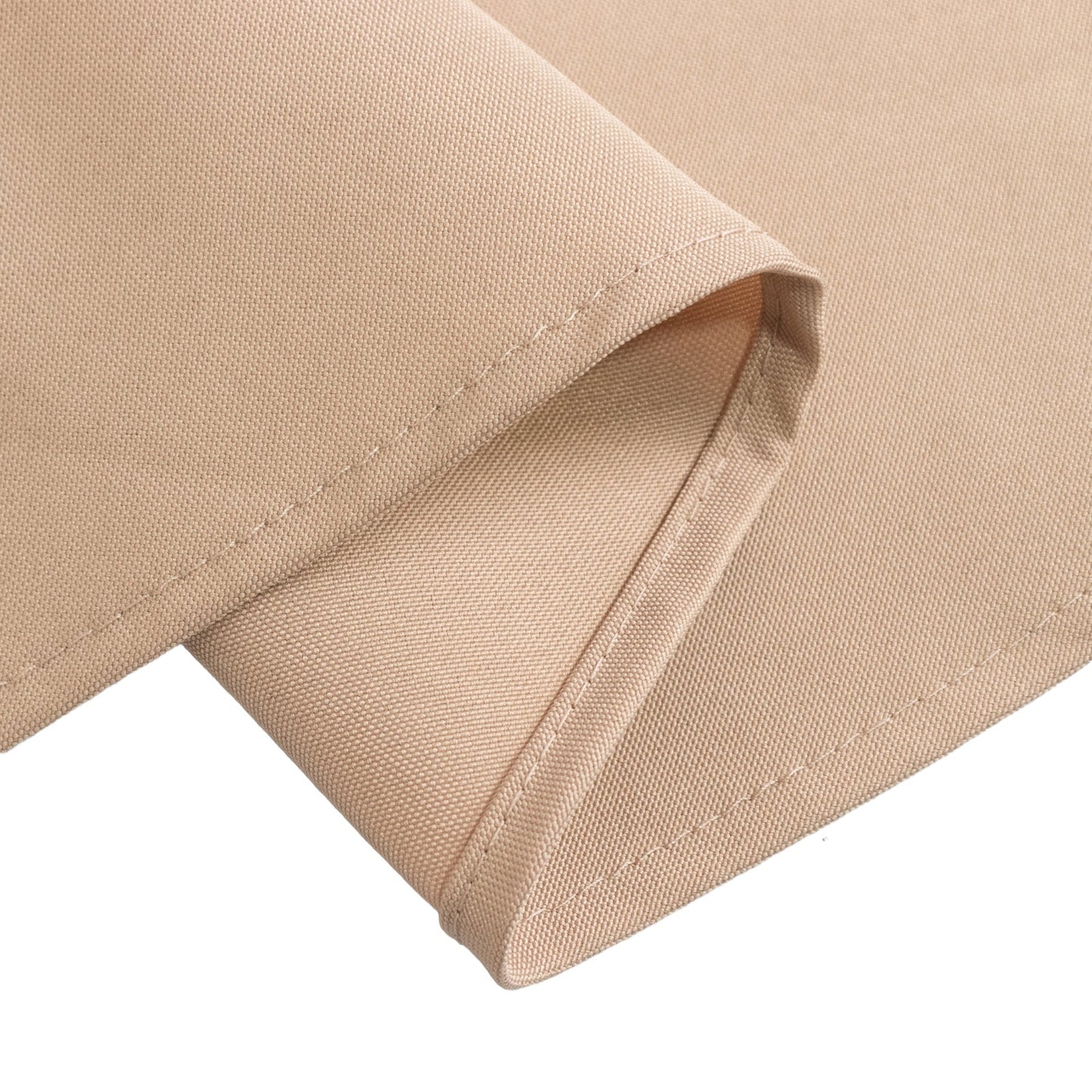 Premium Polyester 108" Round Tablecloth Nude - Wrinkle-Resistant 220GSM Table Cover