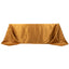 Satin Striped 90"x132" Rectangular Tablecloth Gold - Seamless Silky Smooth Table Cover