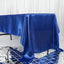 Satin Rectangular 60"x126" Tablecloth Royal Blue - Smooth and Lustrous Table Cover