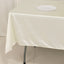 Scuba Rectangular 60"x102" Tablecloth Shimmering Pearl White - Wrinkle Free & Stain Resistant Table Cover
