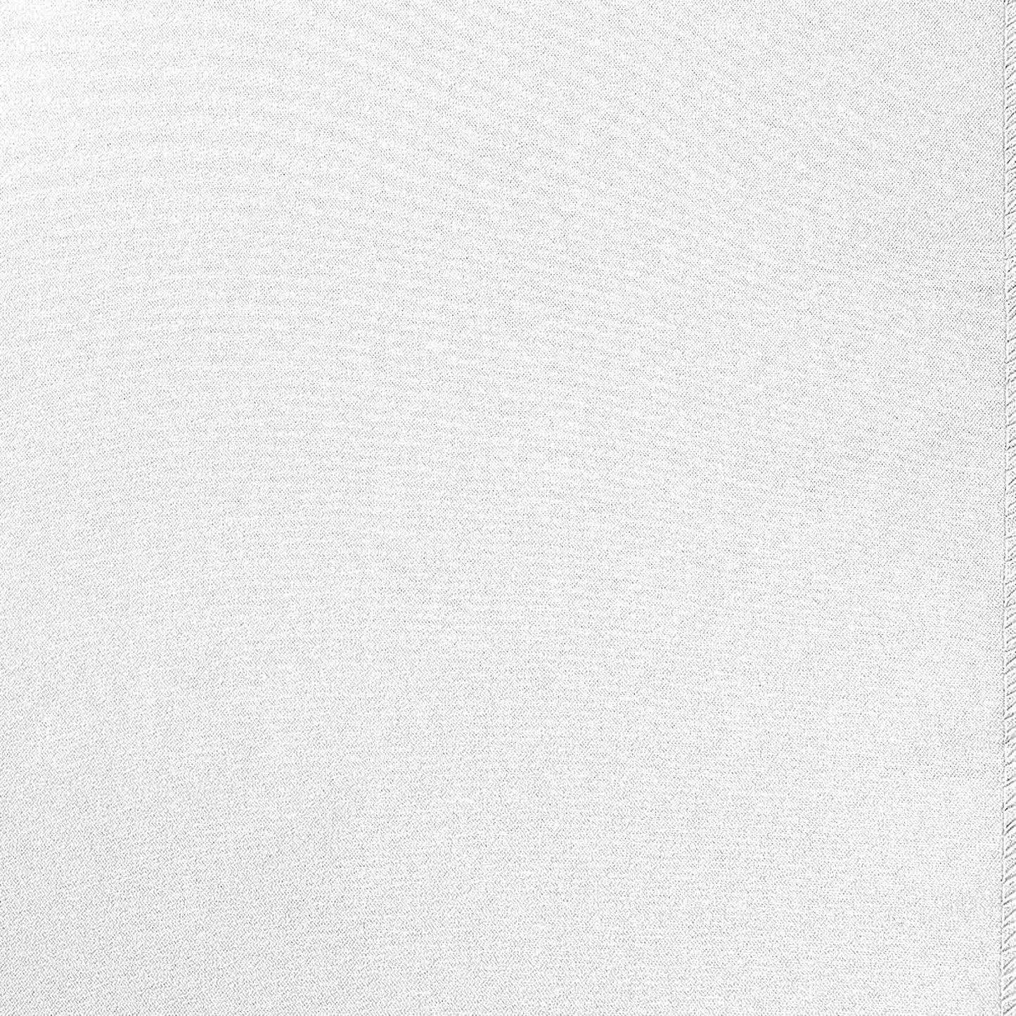 Polyester 12"x108" Table Runner White - Durable & Wrinkle-Resistant Table Decor for All Occasions