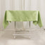 Lamour Satin 54"x54" Square Tablecloth Sage Green - Durable & Silk-Like Table Cover