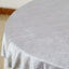 Velvet 72"x72" Table Overlay Square Tablecloth Silver - Premium Soft Finish for Sophisticated Celebrations