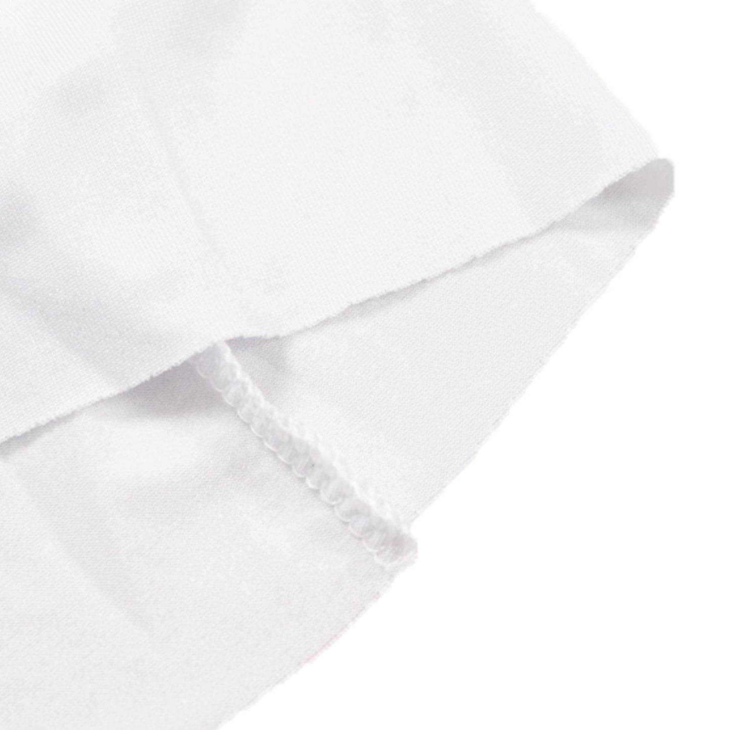 8ft White Spandex Backdrop Stand Cover for Arc de Triomphe Stand, Stretch Fitted Floral Balloon Frame Wedding Arch Cover