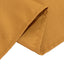 Premium Polyester 90"x132" Rectangle Tablecloth Gold - Seamless 220GSM Stain-Resistant Design for Luxurious Events