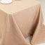 Premium Polyester 90"x156" Rectangle Tablecloth Nude - Seamless 220GSM Stain-Resistant Table Cover