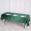Premium Velvet 60"x102" Rectangle Tablecloth Hunter Emerald Green - Reusable & Soft Table Cover