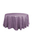 Taffeta 120" Round Tablecloth Violet Amethyst - Seamless Accordion Crinkle Table Cover