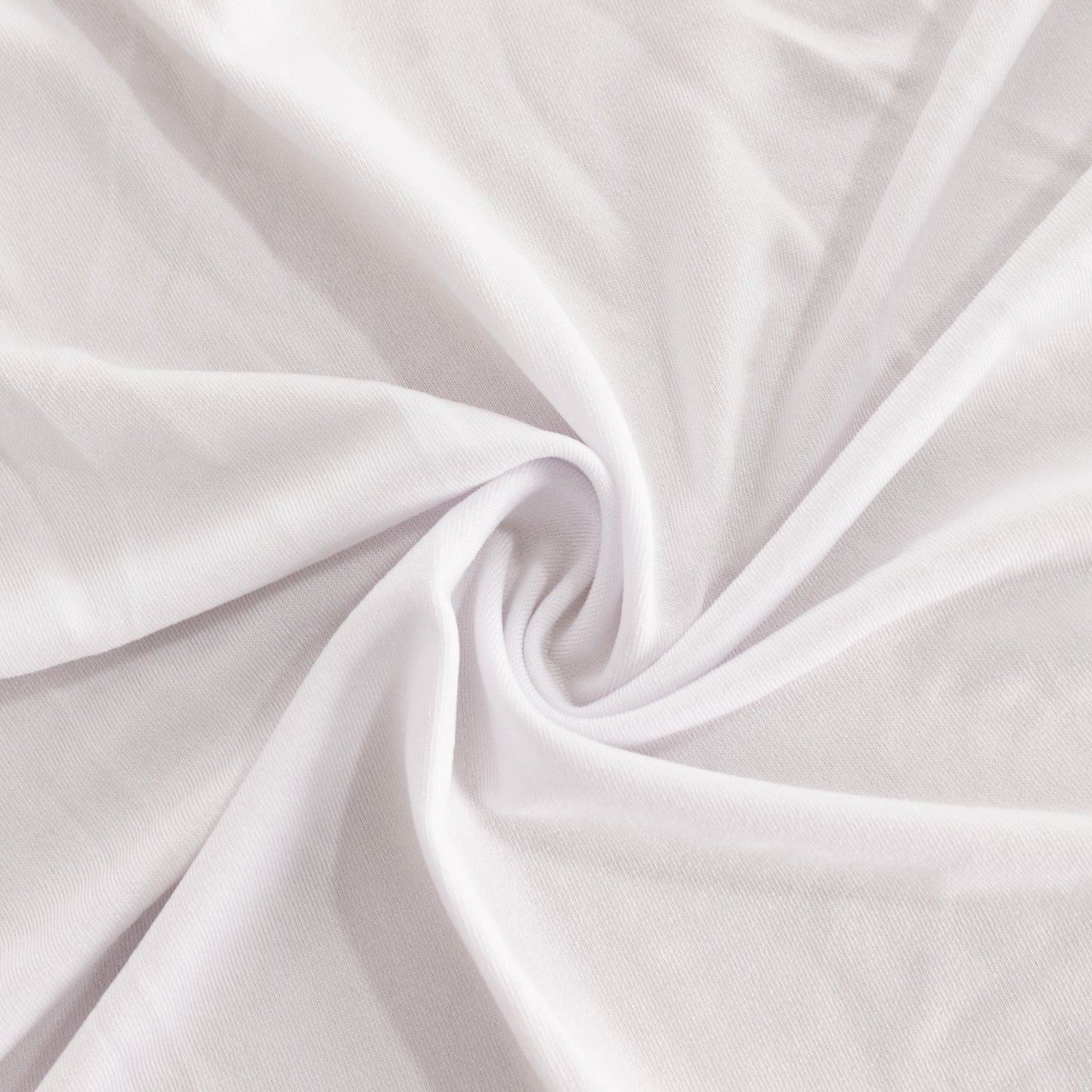 Spandex 36" Round Cocktail Table Cover White - Easy to Maintain Stretch Fitted Highboy Tablecloth for Events