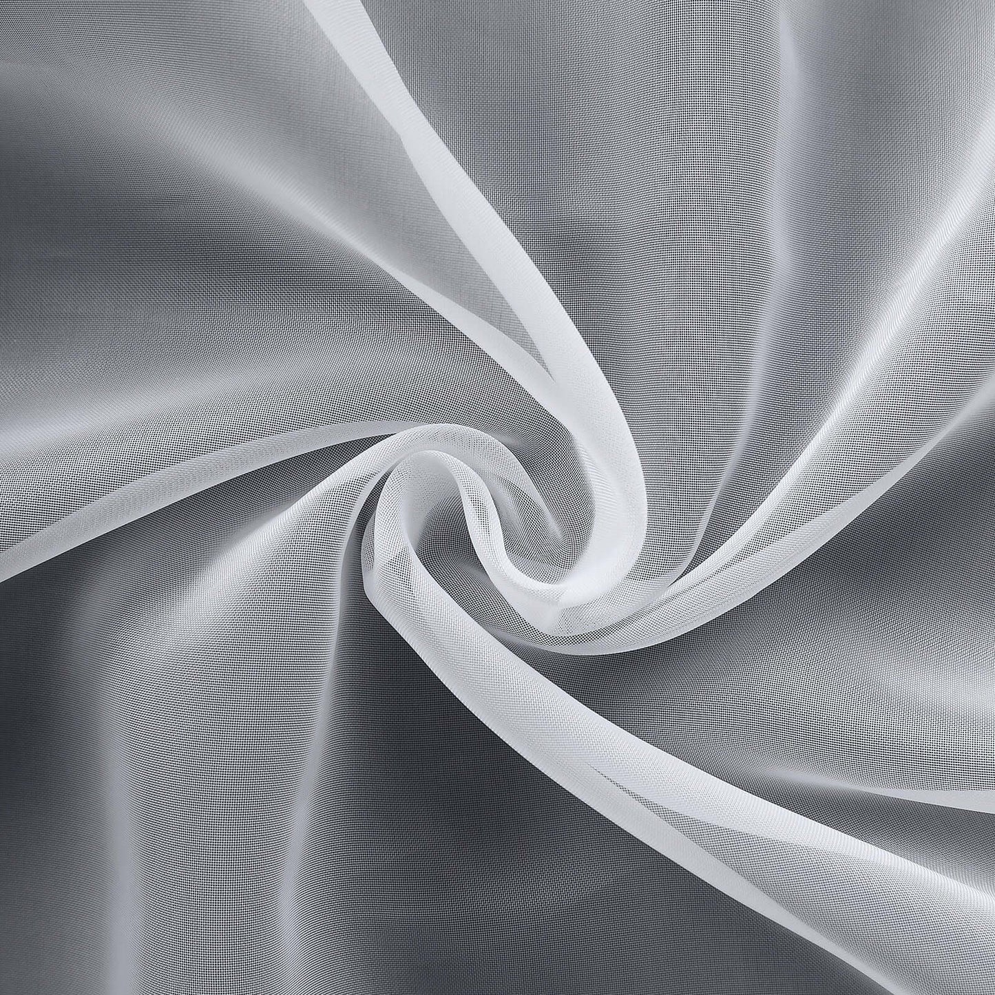 5 Pack Organza Chair Sashes White - Timeless Reusable Sheer Chair Bows for Chic Events 6"x108"