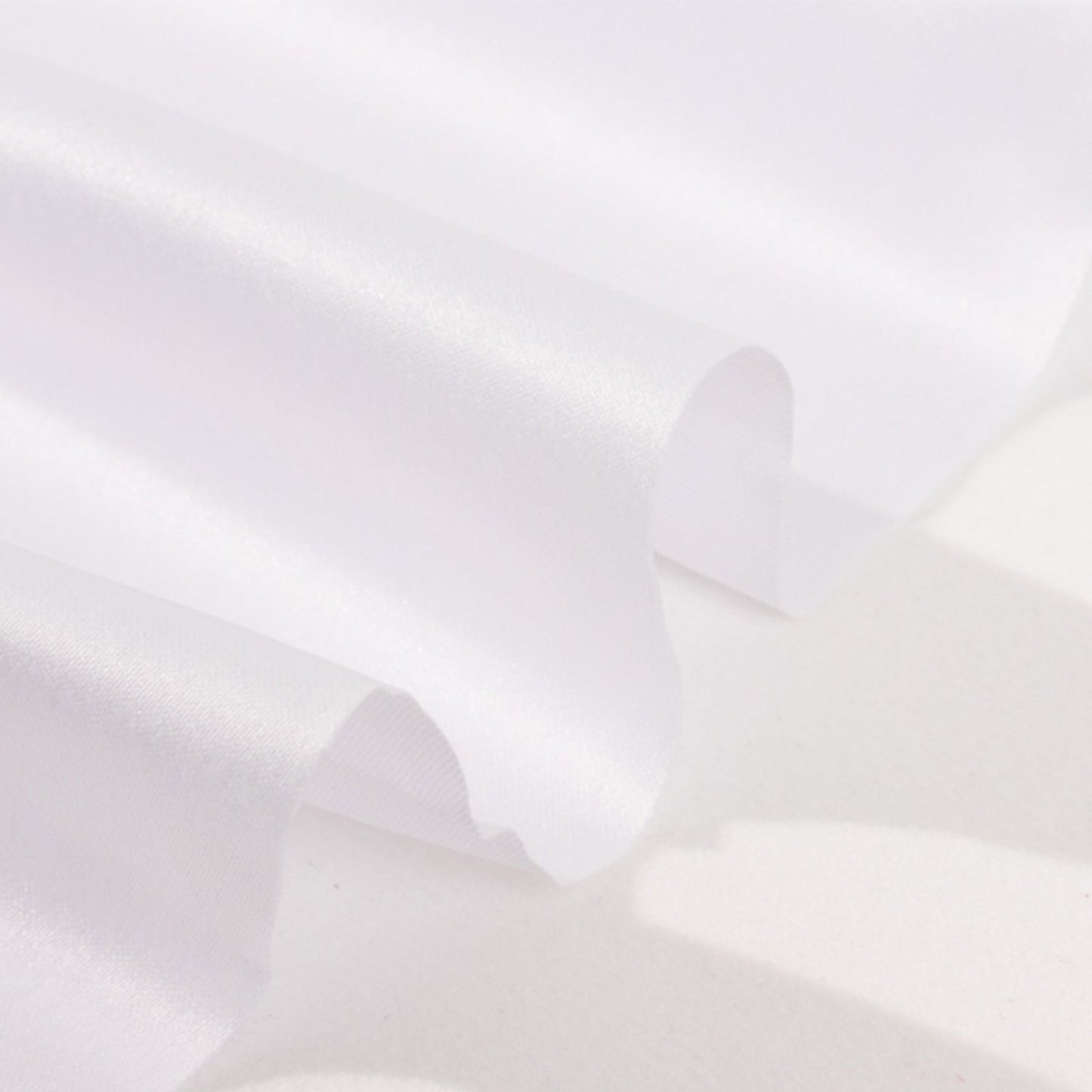 54"x10 Yards White Lamour Satin Fabric Bolt, Heavy Matte Satin Fabric By The Yard
