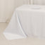 Lamour Satin 90"x156" Rectangle Tablecloth White - Luxurious, Soft Seamless Table Cover for Stylish Settings