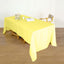Polyester 60"x126" Rectangle Tablecloth Yellow - Wrinkle-Resistant Table Cover