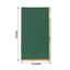 50-Pack Paper Dinner Napkins Hunter Emerald Green with Gold Foil Edge 2 Ply - Stylish Disposable Napkins