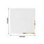 50-Pack Paper Beverage Napkins White with Gold Foil Edge - 2 Ply Disposable Soft 18GSM Cocktail Napkins for Events 5"x5"