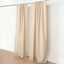 2 Pack Nude Polyester Event Curtain Drapes, 10ftx8ft Backdrop Event Panels With Rod Pockets 130 GSM