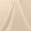 Premium Polyester 132" Round Tablecloth Beige - Seamless 220GSM Wrinkle-Resistant Table Cover
