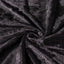 65"x5 Yards Black Crushed Velvet Fabric Bolt, DIY Craft Fabric Roll