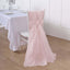 5 Pack Chiffon Chair Sashes Blush - Soft & Lightweight Designer Chair Bows 22"x78"