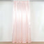 8ftx10ft Blush Satin Event Curtain Drapes, Backdrop Event Panel