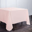 Polyester Square 90"x90" Tablecloth Blush - Wrinkle-Resistant & Durable Table Cover
