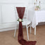 5 Pack Cheesecloth Gauze 16"x88" Chair Sashes Burgundy - Boho Chair Decorations