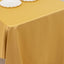 Lamour Satin 60"x126" Rectangle Tablecloth Champagne - Soft & Silk-Like Table Cover