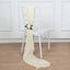5 Pack Cheesecloth Gauze 16"x88" Chair Sashes Cream - Boho Chair Decorations