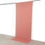 Dusty Rose 4-Way Stretch Spandex Event Curtain Drapes, Wrinkle Free Backdrop Event Panel with Rod Pockets - 5ftx12ft