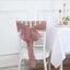 5 Pack Cheesecloth Gauze 16"x88" Chair Sashes Dusty Rose - Stylish Boho Decor for Weddings & Gatherings