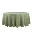 Polyester 108" Round Tablecloth Dusty Sage Green - Wrinkle-Resistant Table Cover