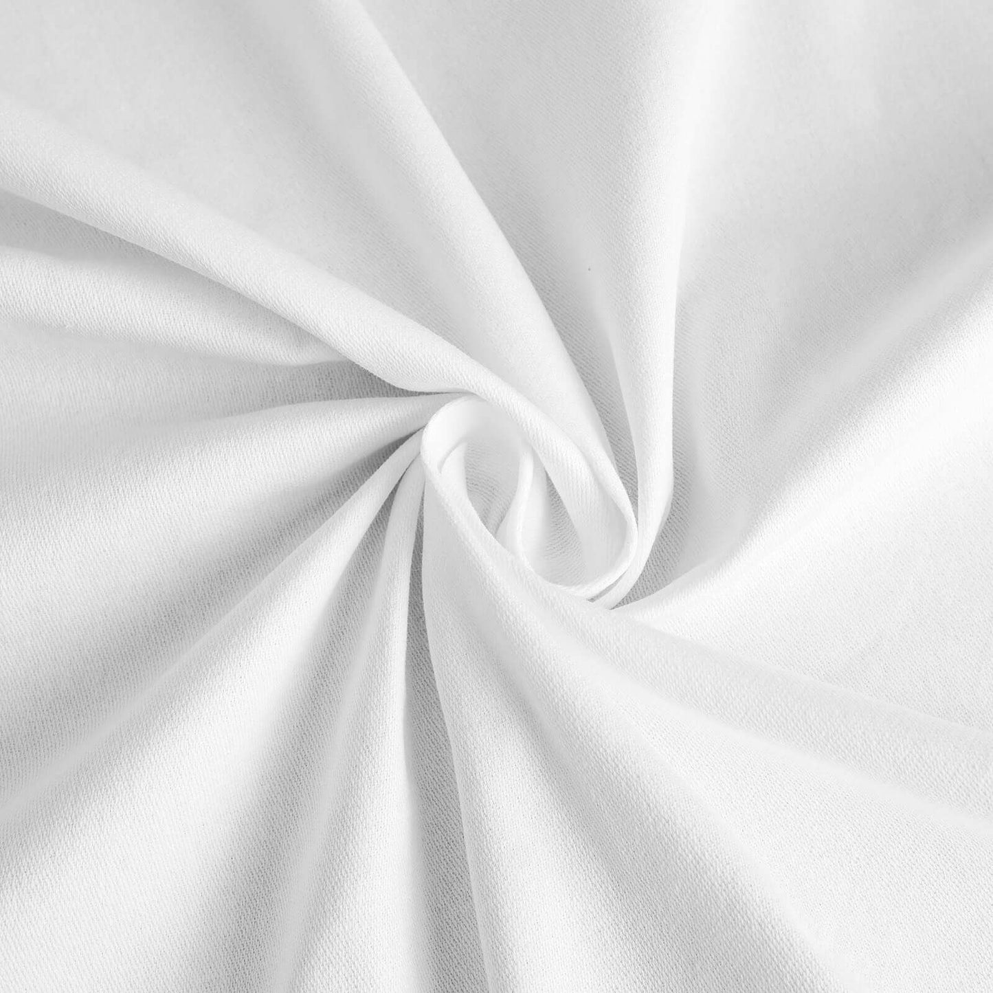 100% Cotton 54"x54" Square Tablecloth White Linen - Sophisticated, Soft & Breathable Fabric Table Cover