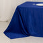 Lamour Satin 90"x156" Rectangle Tablecloth Royal Blue - Luxurious, Soft Seamless Table Cover