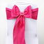 5 Pack Polyester Chair Sashes Fuchsia 6"x108"